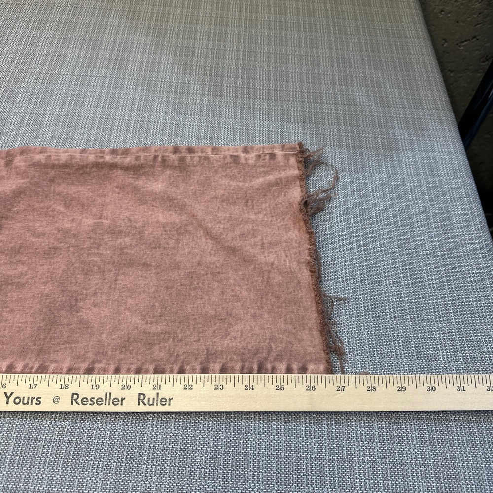 Kut from the Kloth Meg Fab Ab Wide Leg Jeans 6 Mauve High Rise Raw Hem - Picture 9 of 11